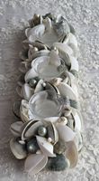 Sommerliche Muschel-Teelichthalter Tischdeko Handmade