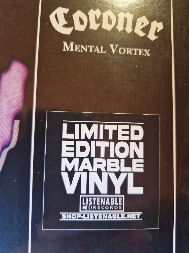 Schallplatten: Coroner: Mental Vortex - Limited Marble Vinyl – Neu und originalverpackt aus Brittnau von Zibu 2