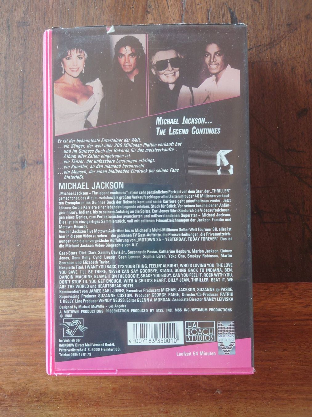 Tutti i VHS: Michael Jackson - ... The Legend Continues - VHS – Usato da Savièse venduto da coeur88 1
