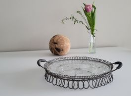 Dekorative Torten/Käse/Fleisch/ Gemüseplatte mit Metallrand