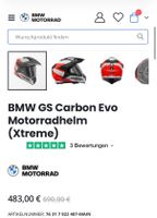 BMW GS Carbon Evo Motorradhelm Xtreme 54/55 von 2025