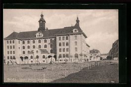 AK Basel, Isaak Iselin Schulhaus, 1918
