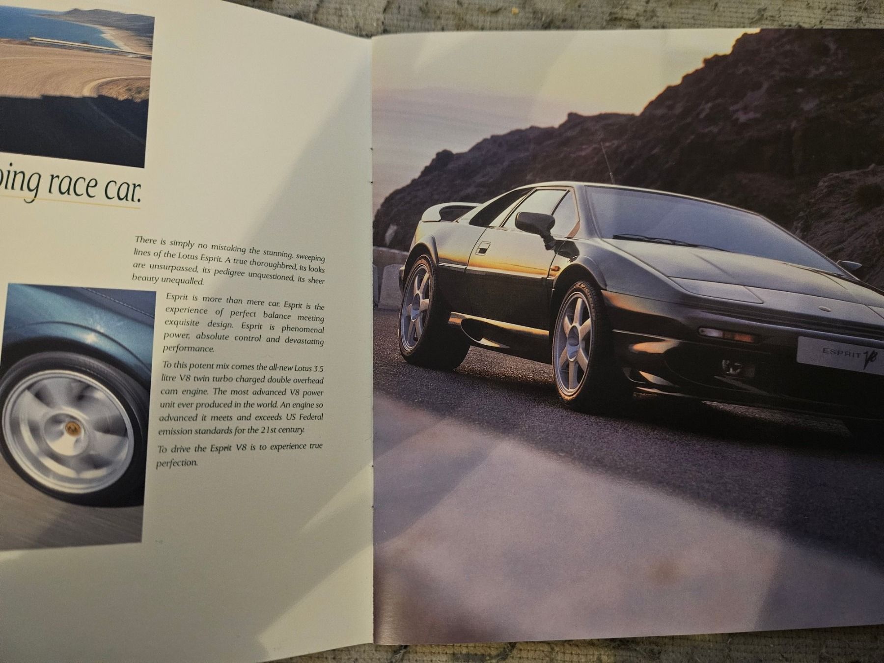 Lotus Documenti: Lotus Esprit V8  V8-GT Prospekt xa – Usato da Flawil venduto da sr1_f6st 1