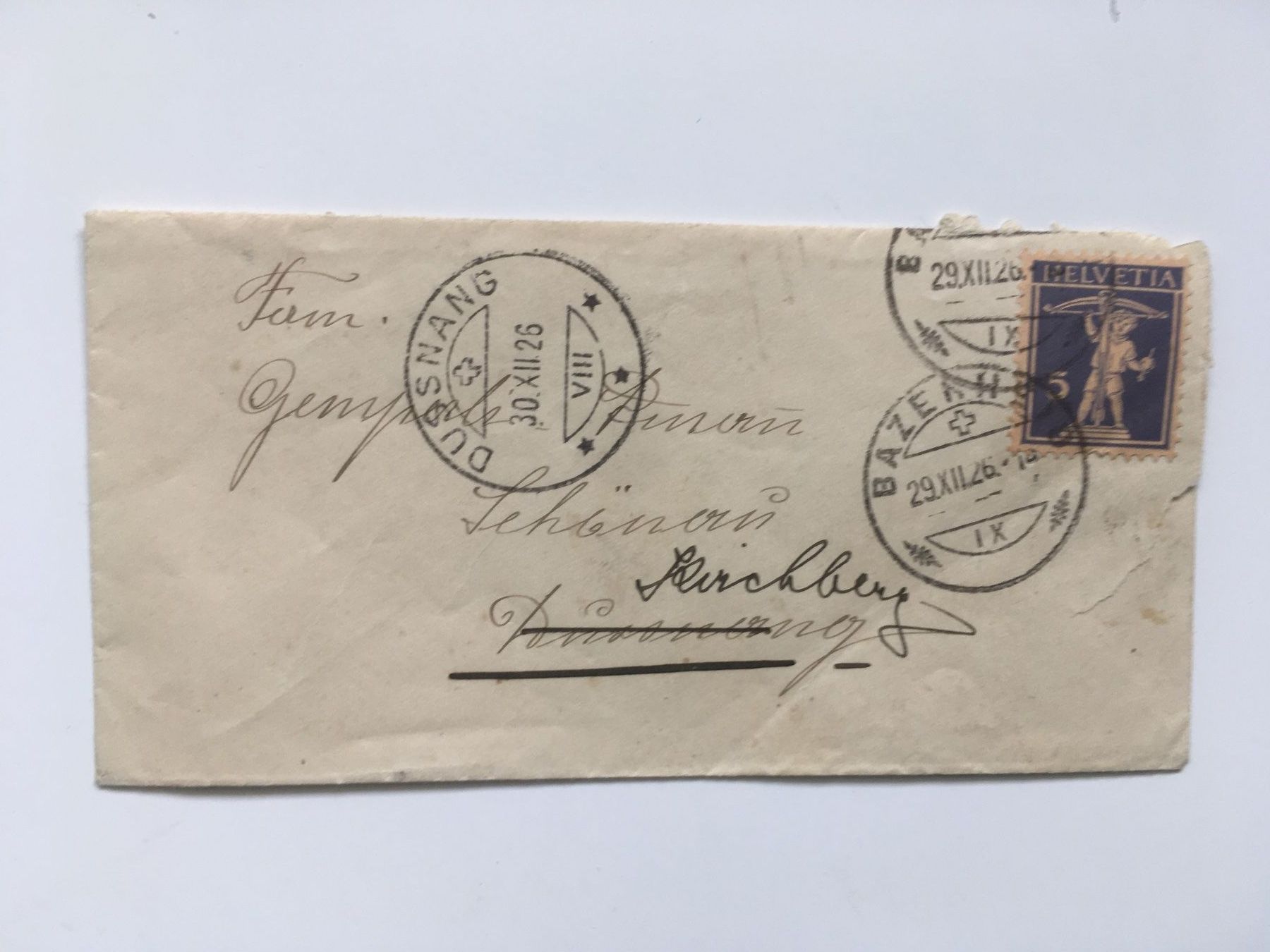 Tous les timbres: Briefumschläge mit Briefmarken – D'occasion à Thal par cs60 2
