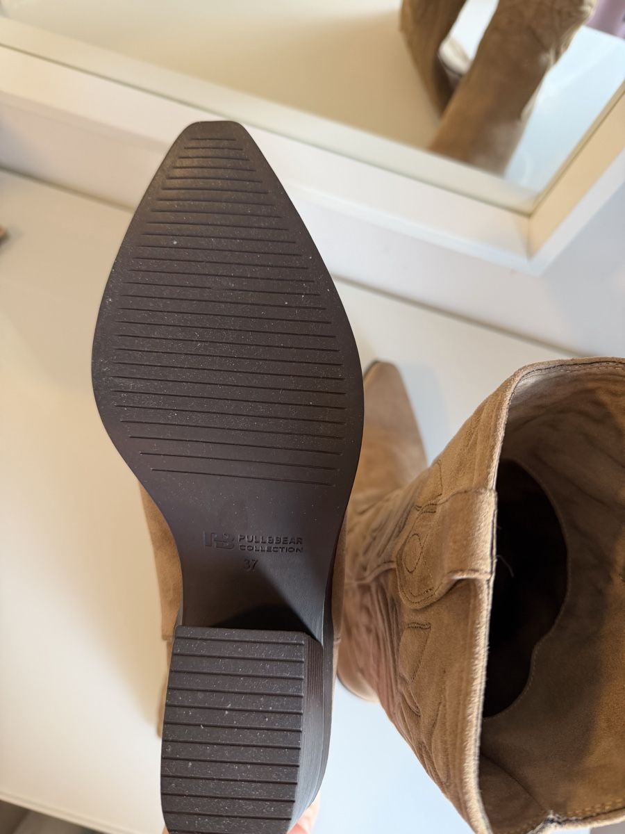 Pull&Bear Scarpe da donna: PULL&BEAR Cowboy/ Bikerboot Stiefel- braun Gr.37 – Nuovo (secondo la descrizione) da Wohlen, AG venduto da sce_2ynh 3