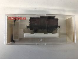 Fleischmann H0 5213 Klappdeckelwagen DRG dunkelbraun