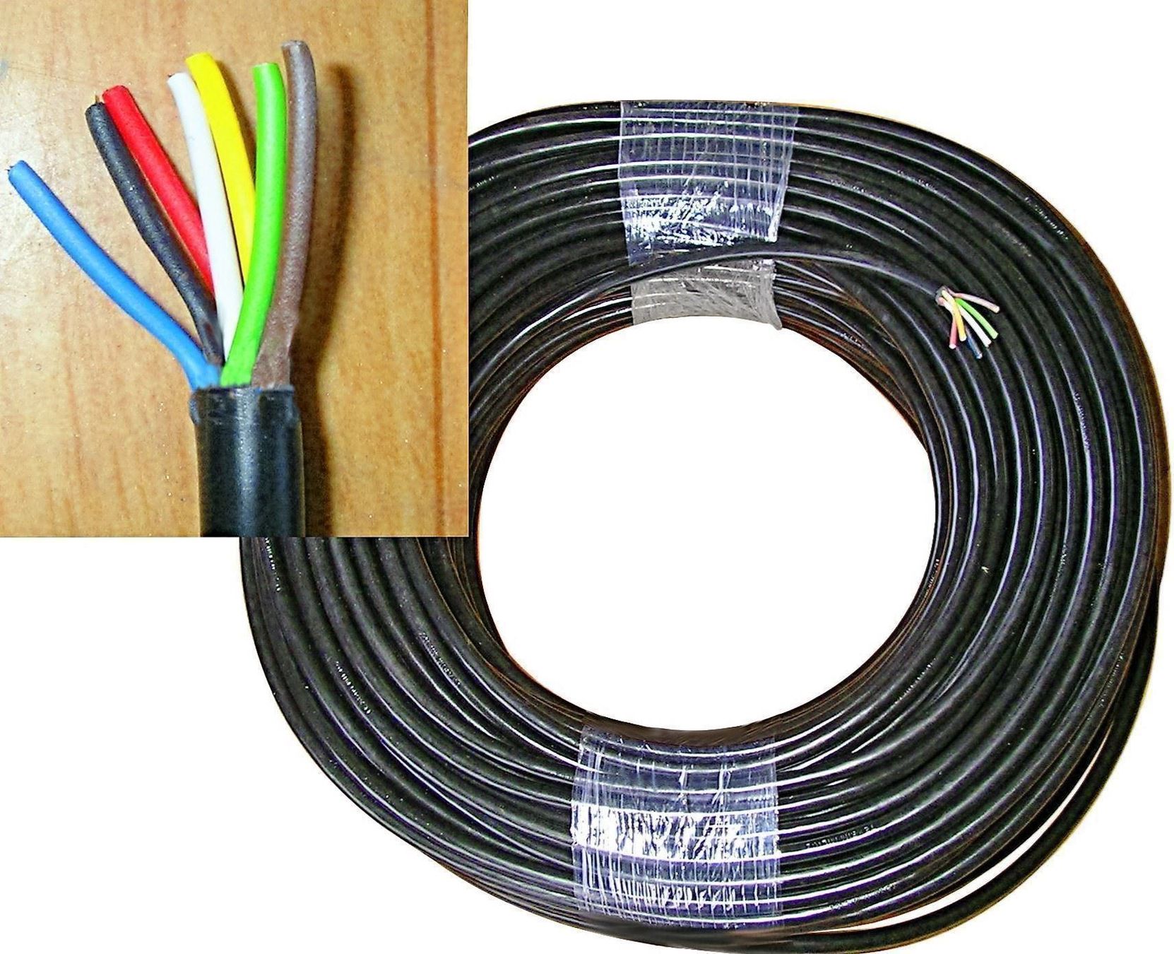 Kabel: Hochflexibel E-Kabel Anhängerkabel Kabel Anhänger 7-adrig – Neu und originalverpackt aus St. Gallen von Artho24