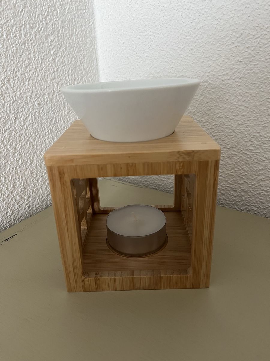 Diffusori di oli essenziali: Aroma Lampe, Diffuser, Windlicht - Bambusholz – Usato da Sax venduto da _Kornblume_ 3