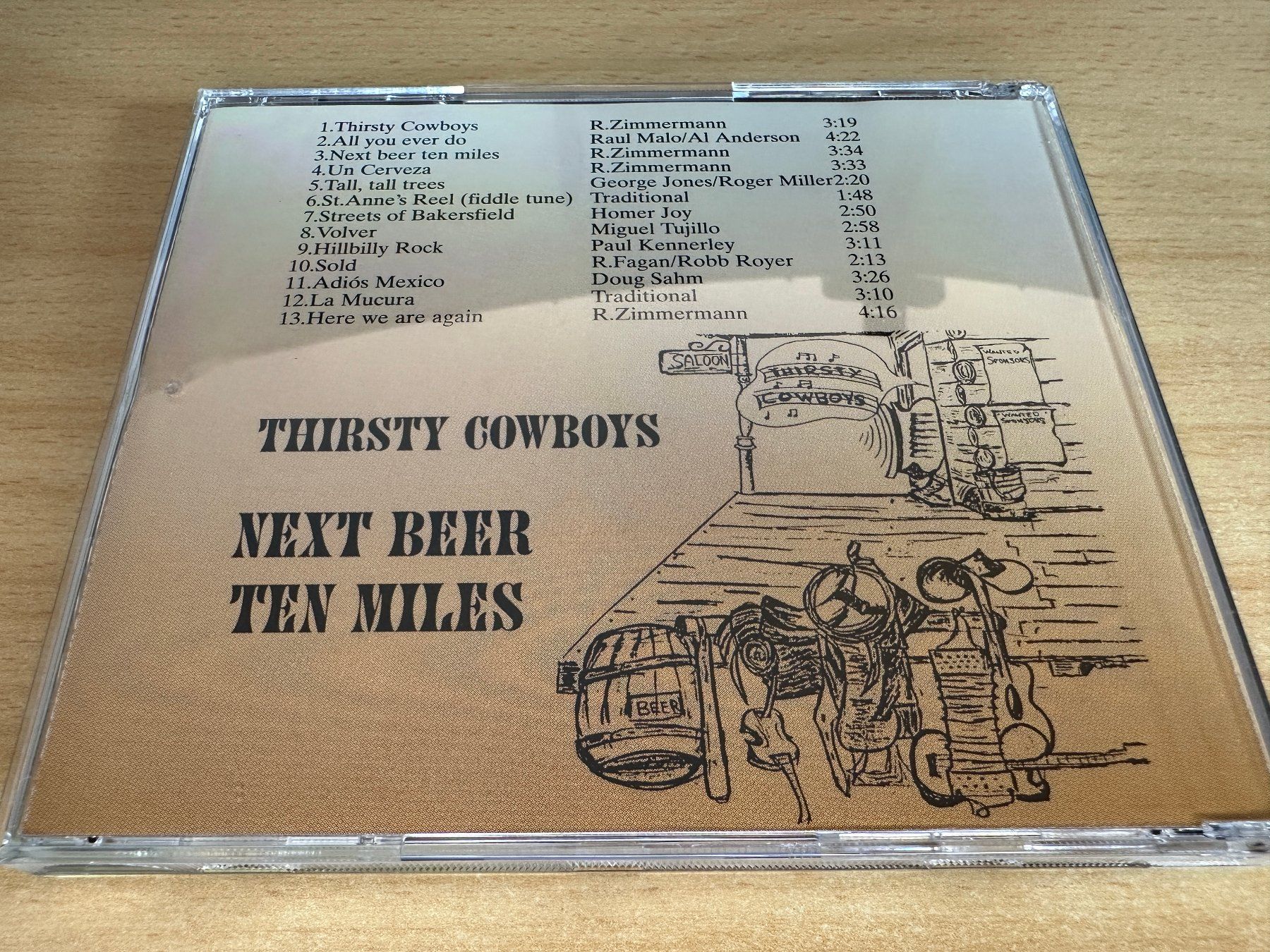 CD: Thirsty Cowboys - Next Beer Ten Miles – Usato da Rikon im Tösstal venduto da Alpenmutz 1