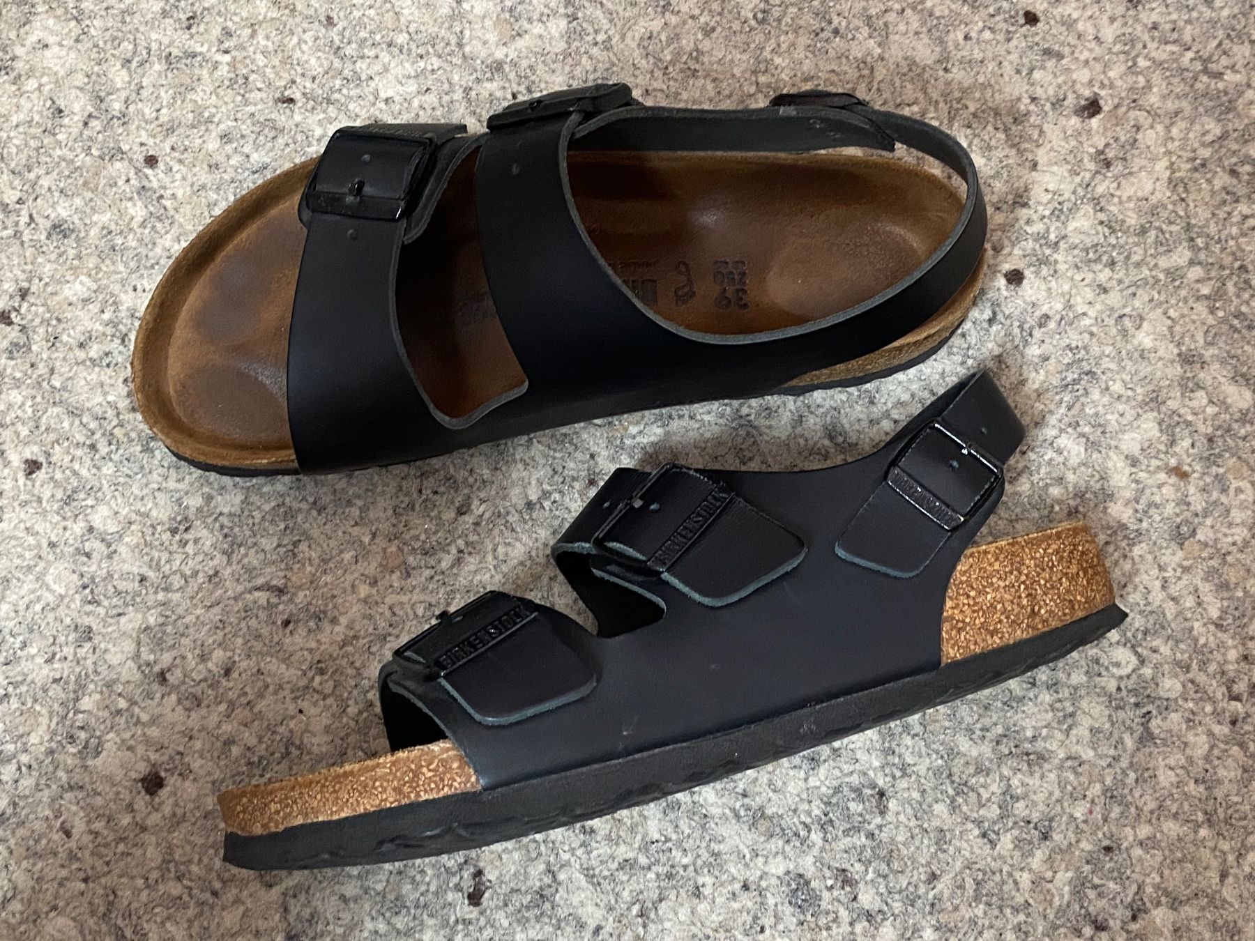Birkenstock Scarpe da donna: Birkenstock Milano schwarz, Gr. 39 – Usato da Wattwil venduto da edel88 2