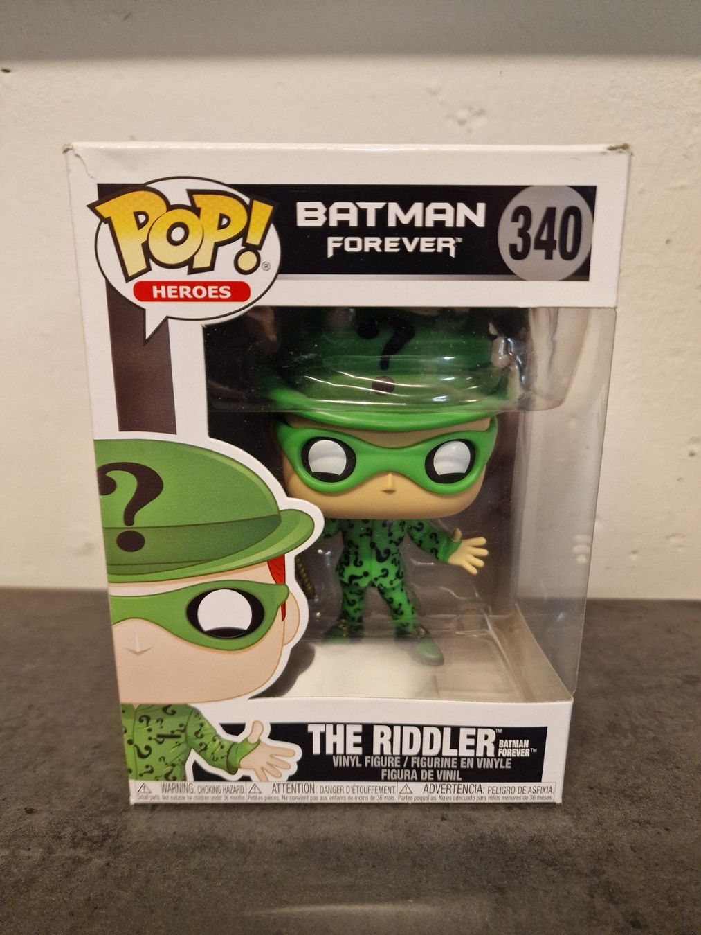 Funko Statuette: Funko Pop The Riddler 340 Batman Forever Sammelfigur – Nuovo e nell'imballaggio originale da St. Erhard venduto da hubi36