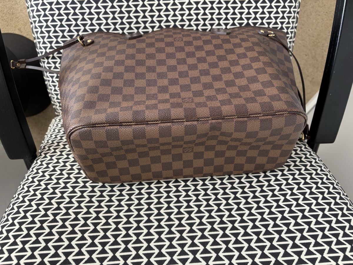 Louis Vuitton Borse da donna: Louis Vuitton Neverfull MM Damier Ebene – Usato da Biel/Bienne venduto da Eiskristall08 5