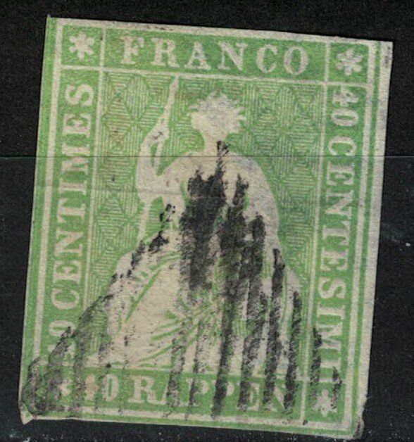 Alle Briefmarken: Strubel 26 gestempelt – Gebraucht aus Bern von bae_958f