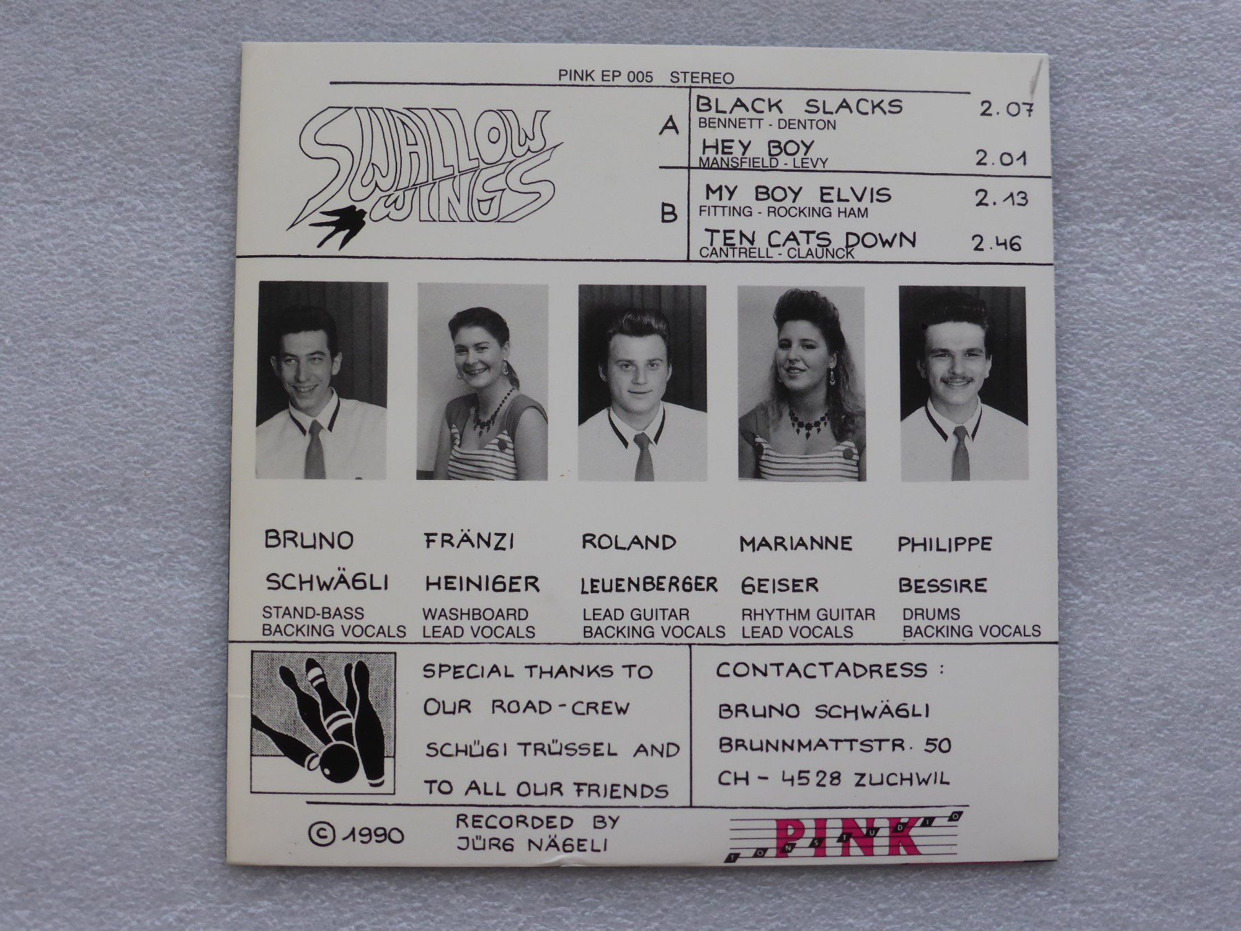 Dischi in vinile: Vinyl Single   EP  SWALLOW WINGS – Usato da Küssnacht am Rigi venduto da Mondkinder 3