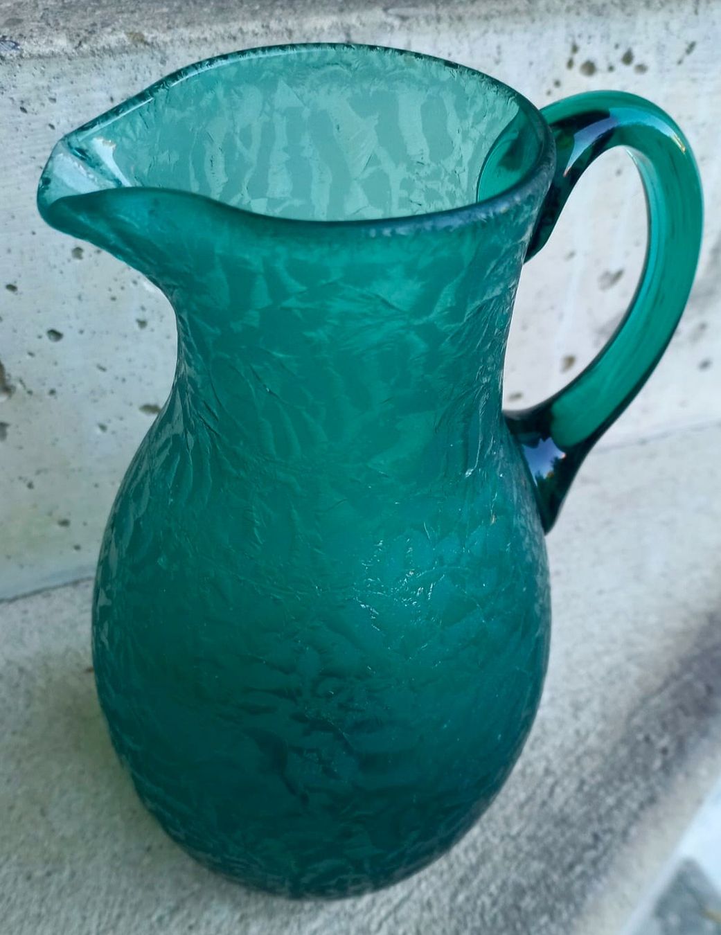 Caraffe: Glaskrug St. Prex Eisglas – Usato da Burgdorf venduto da glasrabe01 2