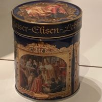 Behälter,  Kaiser-Elisen-Lebkuchen Dose
