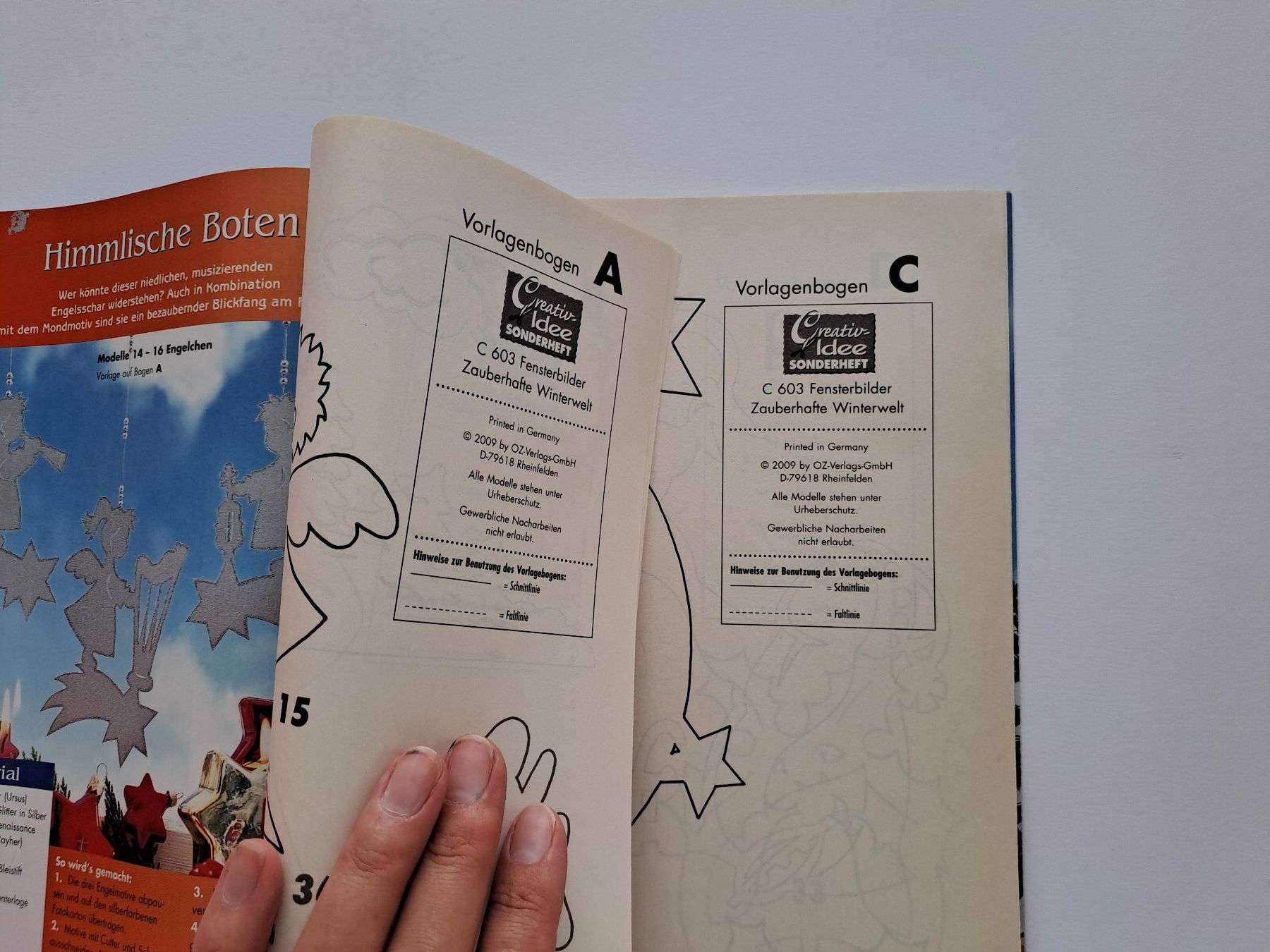Zeitschriften & Magazine: creative-Idee Sonderheft Fensterbilder Scherenschnitte – Neu (gemäss Beschreibung) aus Glashütten von Schwebefisch 3