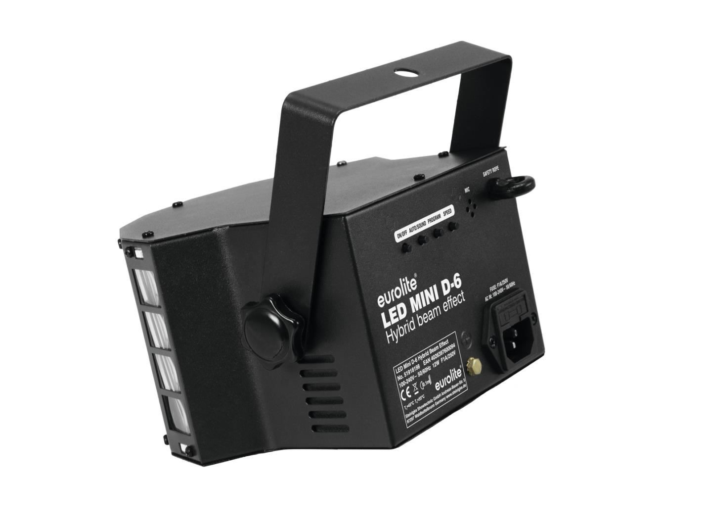 Illuminazione & Effetti luce: EUROLITE LED Mini D-6 Hybrid Strahlen... – Nuovo e nell'imballaggio originale da Däniken SO venduto da Profog1 4