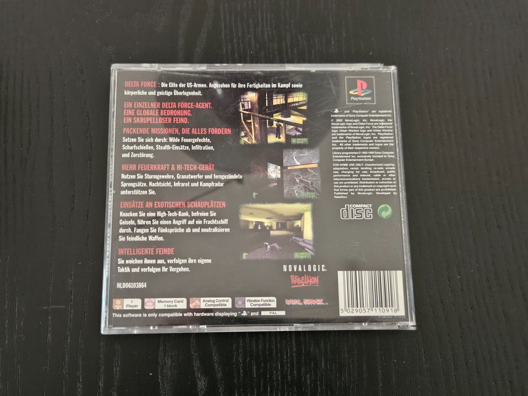 Sony Giochi: Delta Force Urban Warfare (PS1) – Usato da Zürich venduto da sodamnme 2