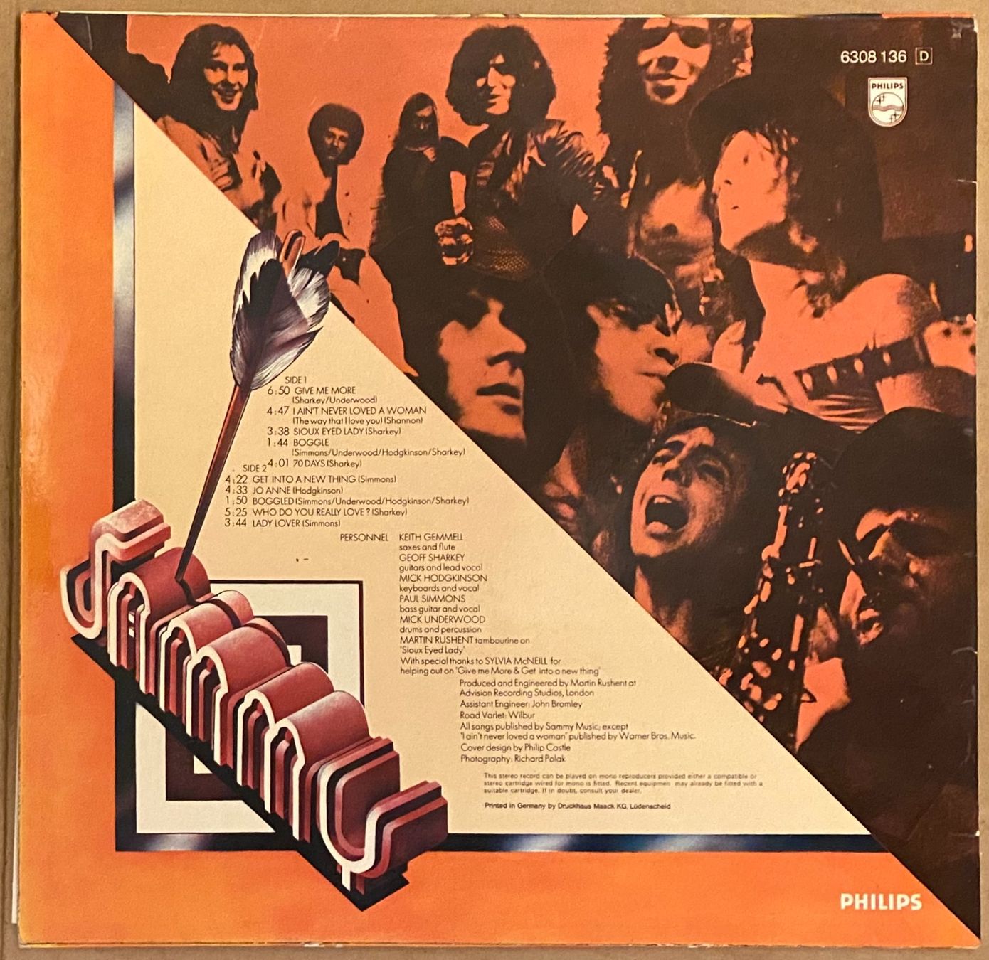 Dischi in vinile: Sammy - Sammy LP 1973 – Usato da Forch venduto da xtcpiemont 1