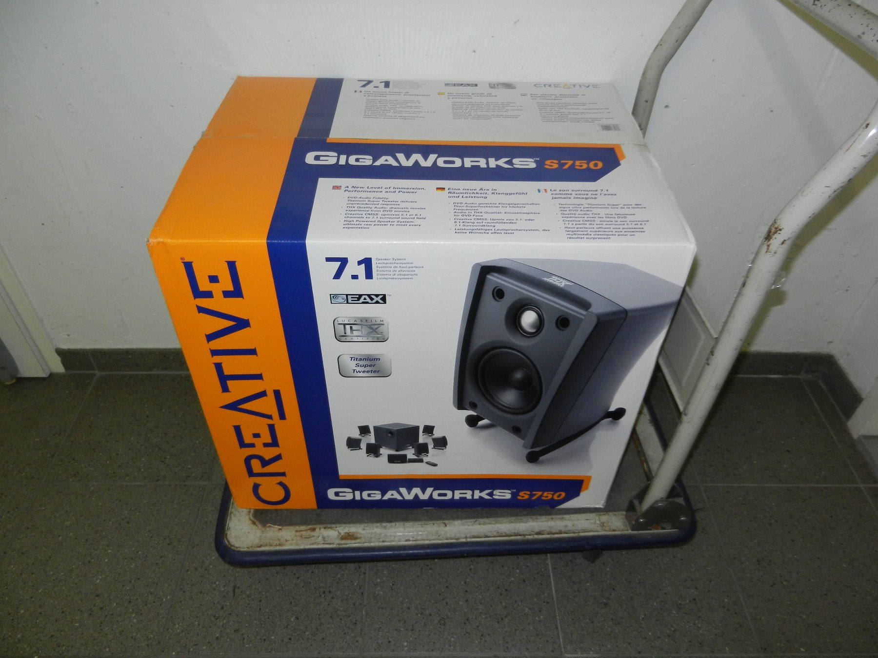 Creative GigaWorks S750, 7.1 THX 700 Watt RMS Neu (Neu und ...