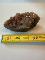 Rötliche Amethyst / Quarz Kristallstufe – natürliche Druse
