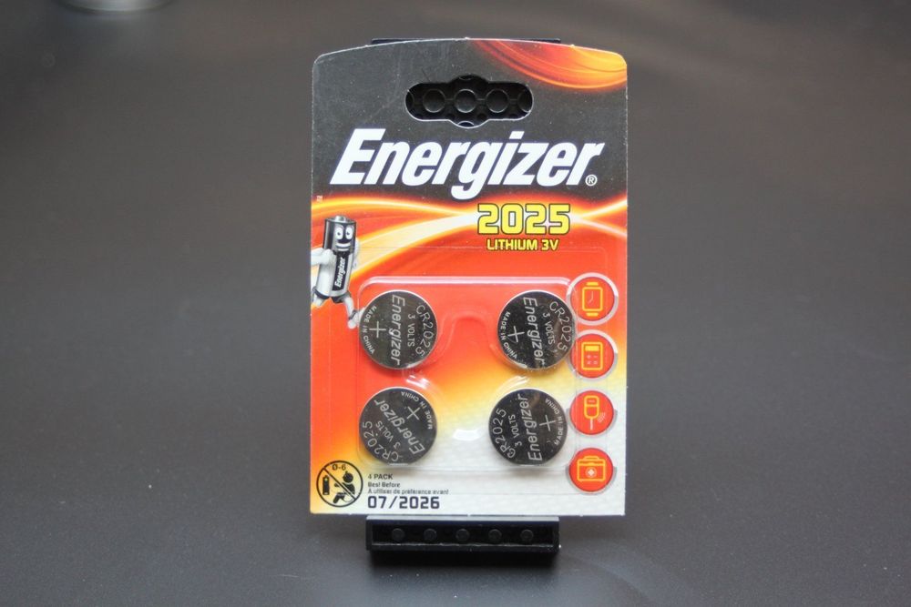 4 Knopfzellen Energizer Typ CR 2025 07/2026 Kaufen auf Ricardo