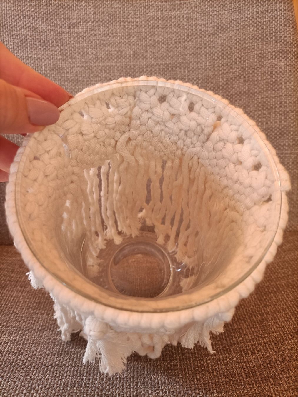 Tutte le decorazioni: Makrameewindlicht – Nuovo e nell'imballaggio originale da St. Gallen venduto da jan_ccx7 1