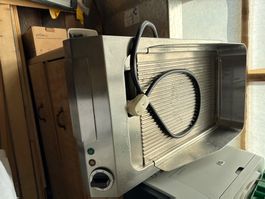 Piastra grill professionale acciaio inox con termostato 5...
