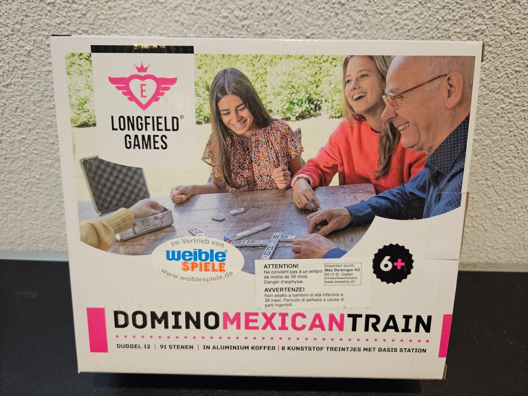 Giochi: NEU - Longfield Games - Domino Mexican Train – Nuovo e nell'imballaggio originale da Dagmersellen venduto da Jarsetz_Restposten 1