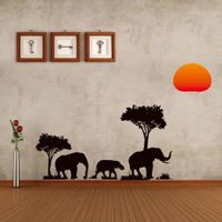 Wandtattoo Elefant Wandkleber