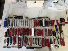 Taschenmesser Sammlung Victorinox Wenger diverse Modelle