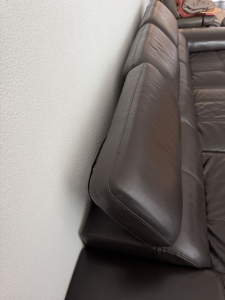 Divani: Ecksofa Leder braun mit Gebrauchsspuren ca. 3m – Usato da Zug venduto da nek_td9t 2