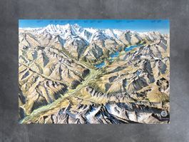 Sommerpanorama Hausamann, St.Moritz