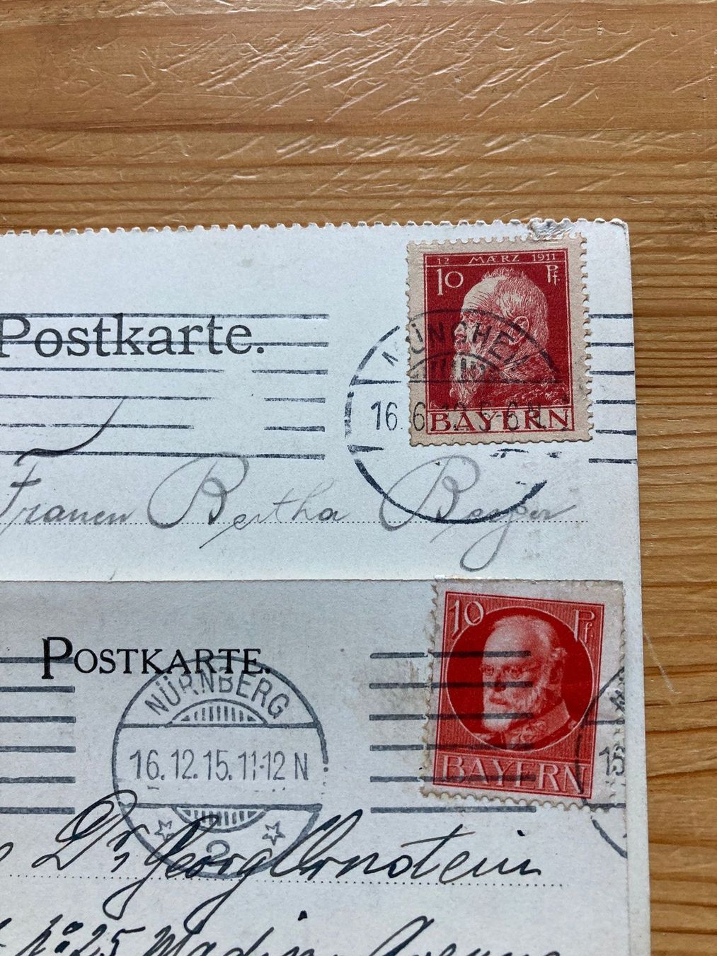 Cartes postales: Bayern - 2 AK ab 1912 – D'occasion à Oberuzwil par Henri09 1