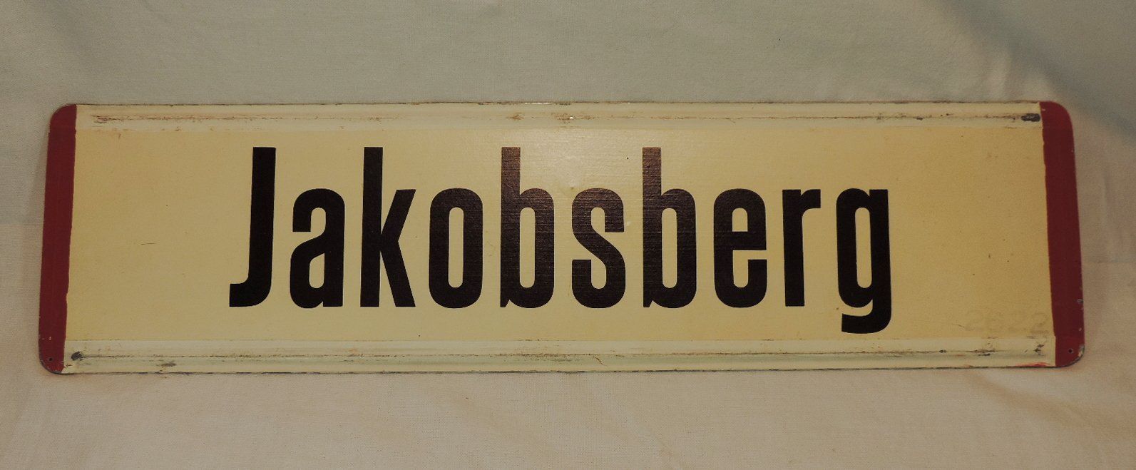 BVB Schilder: BVB Schild Jakobsberg Mustermesse-Bad. Bahnhof-Eglisee – Neu (gemäss Beschreibung) aus Duggingen von doogbua