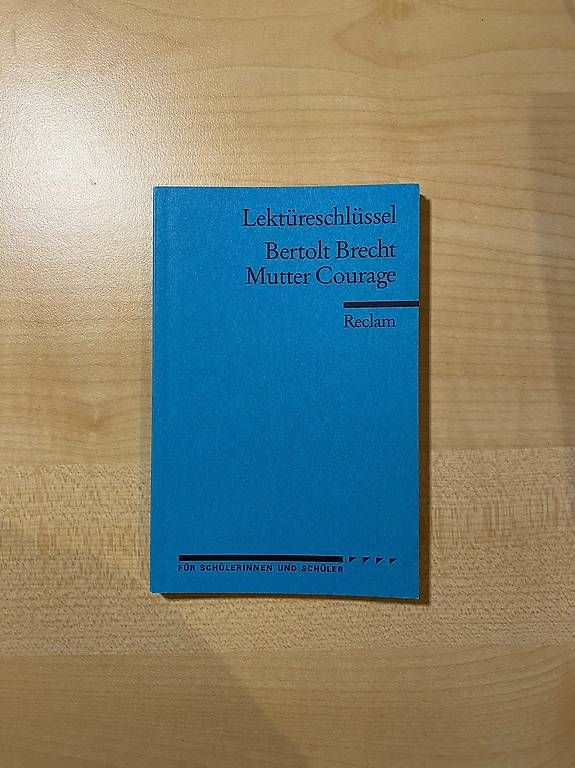 Libri: Mutter Courage - Bertolt Brecht Literaturschlüssel – Usato da Sörenberg venduto da An_bl