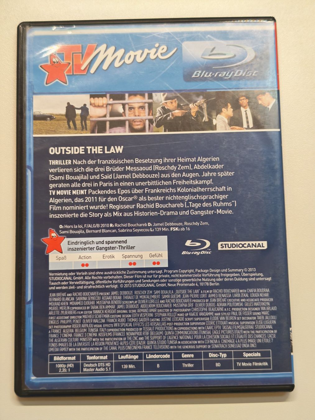 Alle DVDs: Outside the Law – Gebraucht aus Liestal von Kratzilla 2