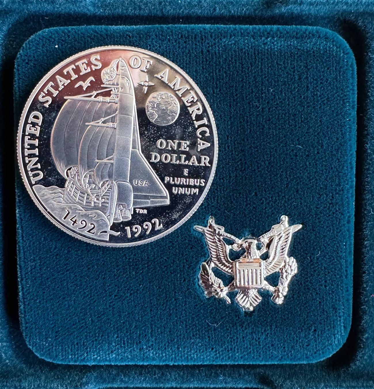 Tutti le monete: Columbus Quinc. Silber Dollar Proof 1992, Full Set! – Usato da Ebikon venduto da Dmasterx 1