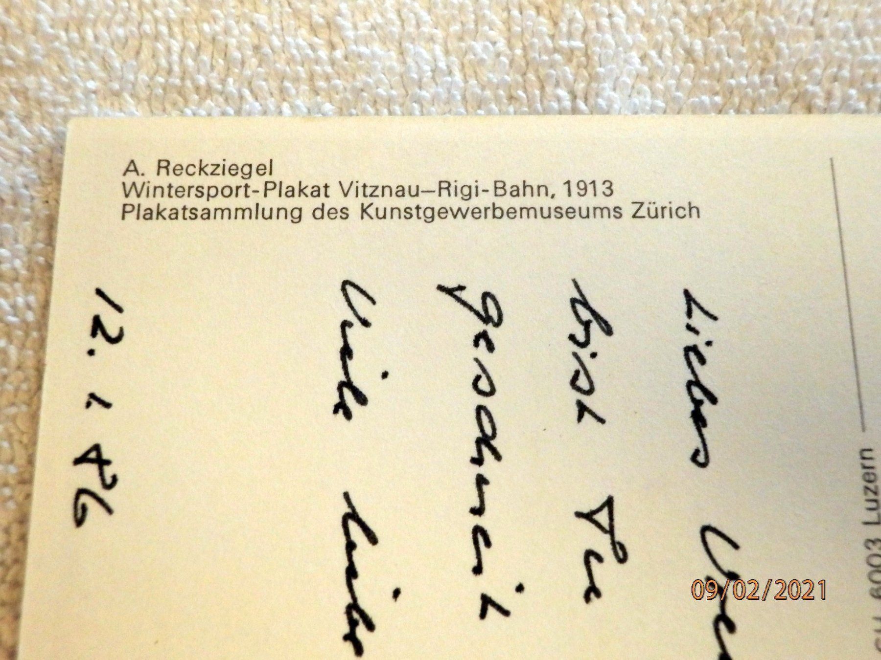 Cartes postales: AK, Rigi-Bahn, beschriftet, ungebraucht – D'occasion à Ueberstorf par dinbau 4