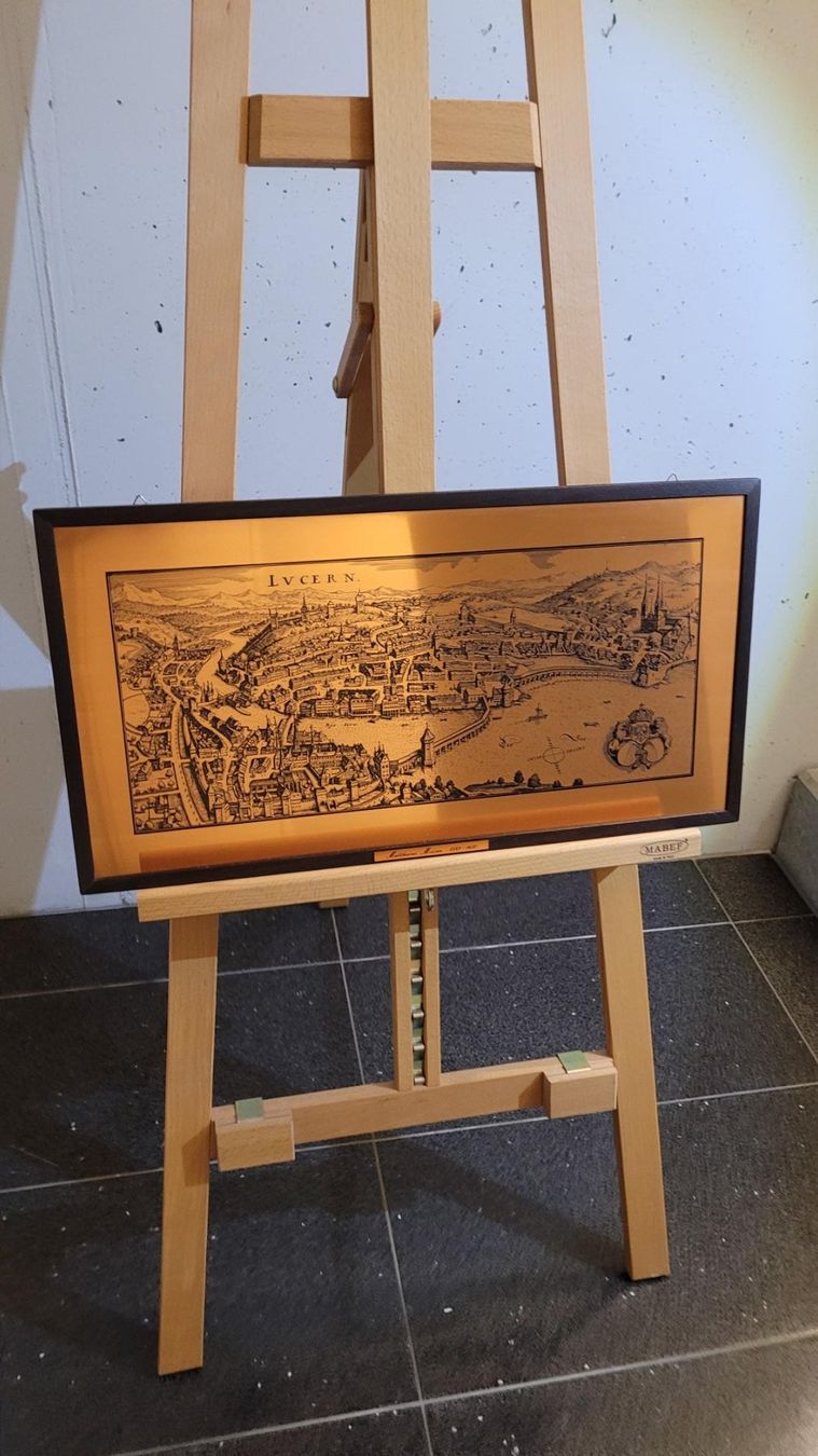 Incisioni: ** MERIAN MATTHAEUS, Kupferstich Luzern ** – Usato da Luzern venduto da Luzern1 2