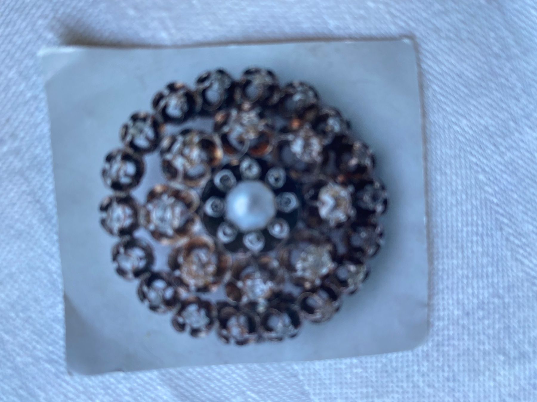 Spille & Fermagli: Diamant Brosche 19.Jh. – Usato da Hurden venduto da Kacsa
