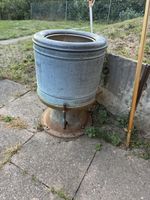 Alte Wäscheschleuder Metall Rost Gebraucht Zustand
