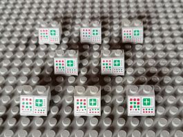 LEGO - 8x Slope Computer Panel - 3039p34