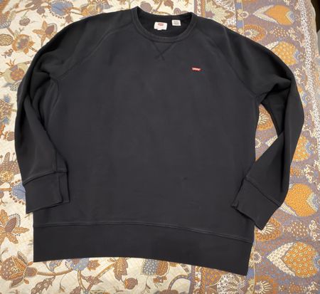 Levi's molleton noir, taille XL,