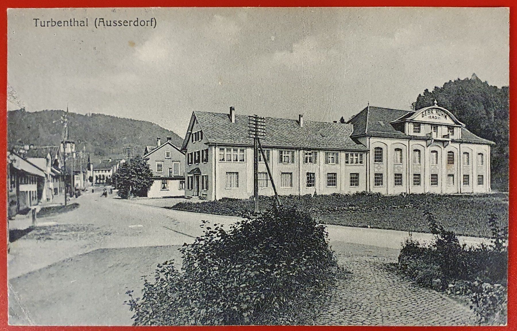 Cartoline postali: Turbenthal - Ausserdorf 1924 – Usato da Kreuzlingen venduto da Rschweiz1