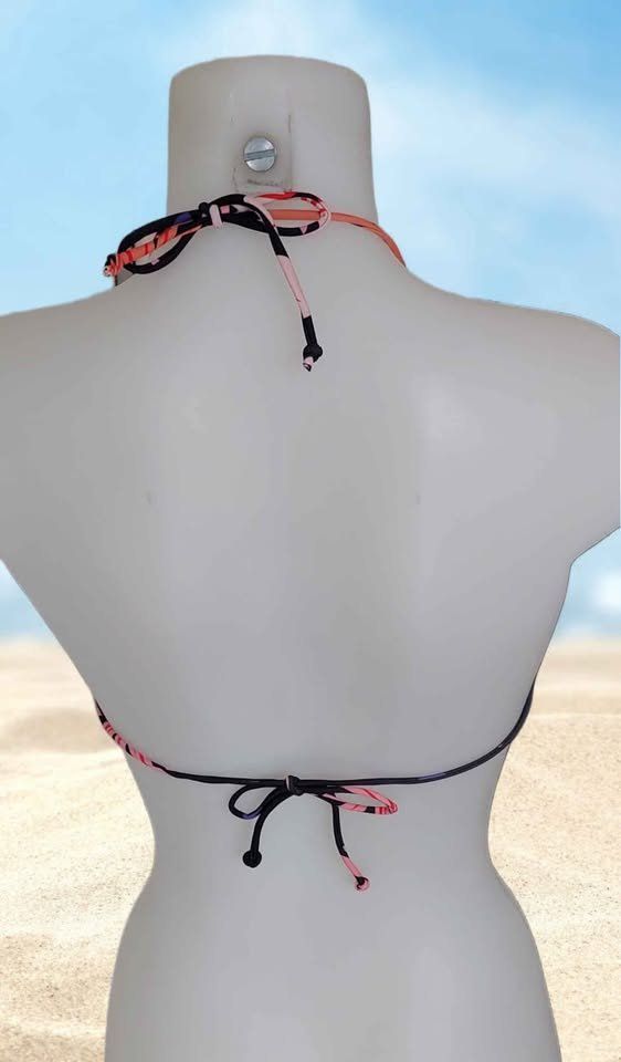 Costumi da bagno & Bikini: Sommer Bikini-Top Neckholder Blumenmuster Gr. S – Nuovo e nell'imballaggio originale da Aarburg venduto da Hystoria 2