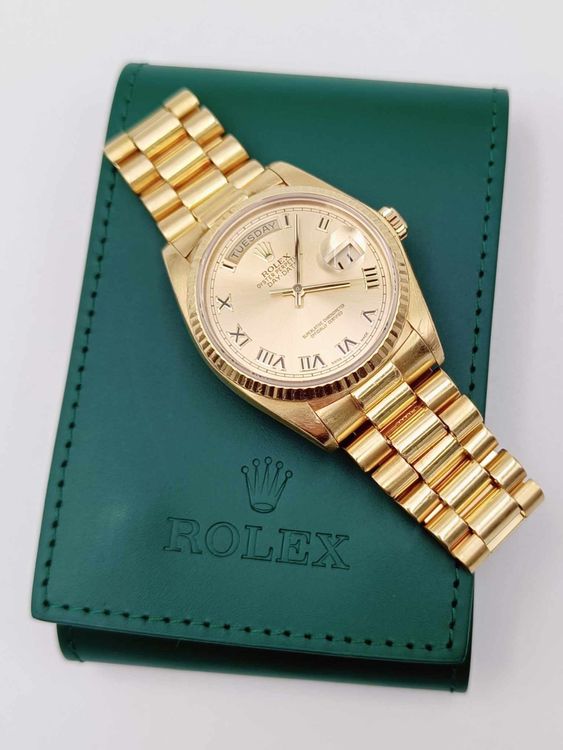 Rolex Orologi: ROLEX  OYSTER PERPETUAL "DAY- DATE" IN 18K GELBGOLD, 36MM – Usato da Luzern venduto da EdiGem 6