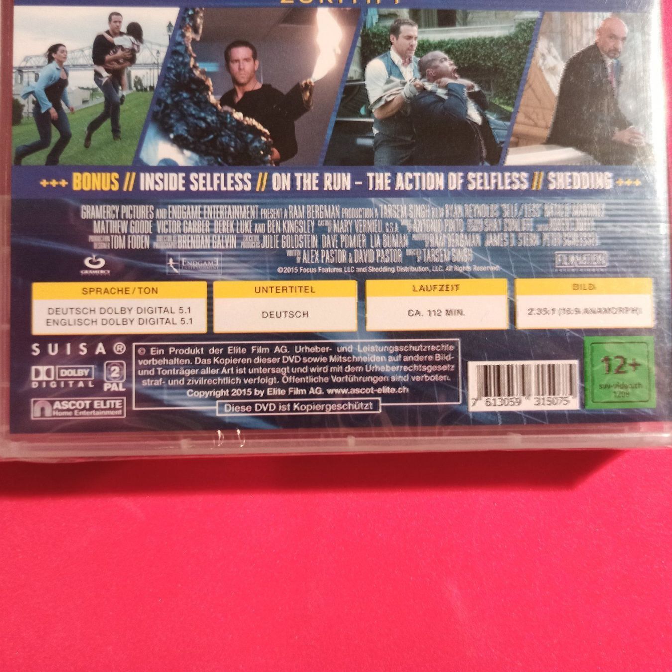 Tutti i DVDs: Self/Less - Der Fremde in mir - Neu – Usato da Dübendorf venduto da kb86_MOVIE 2