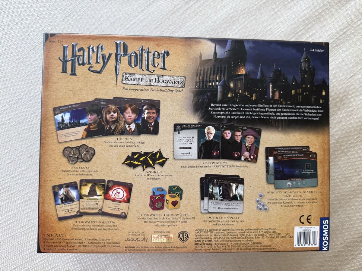 Kosmos Giochi: Harry Potter Kampf um Hogwarts Spiel Neu – Nuovo (secondo la descrizione) da Basel venduto da mary267 2